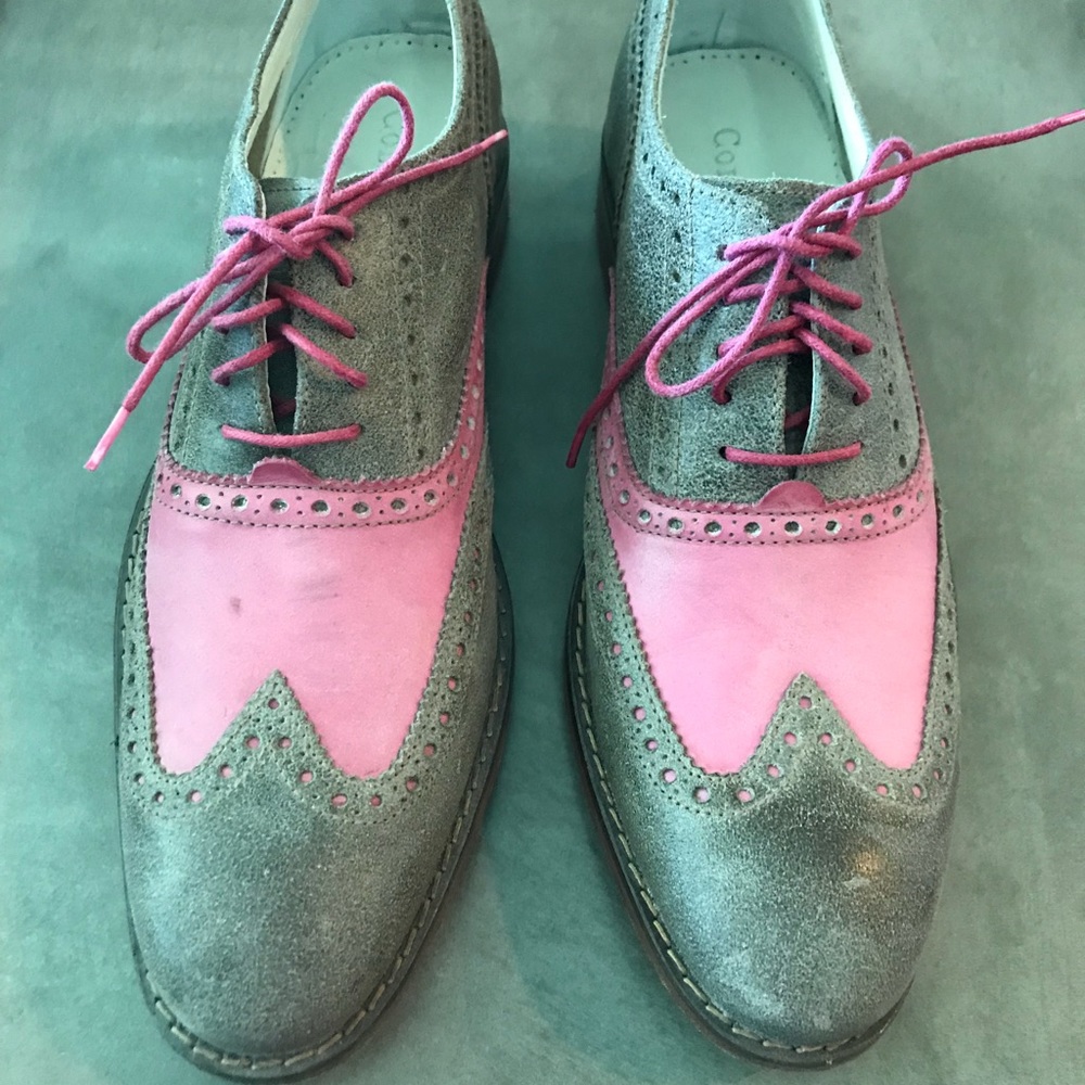 Cole Haan Pink Oxfords